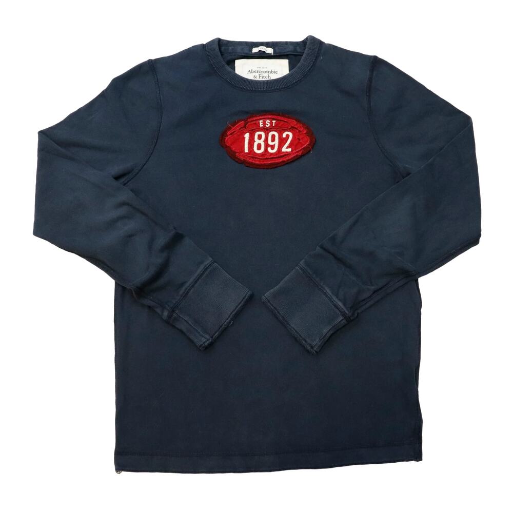 Vintage Abercrombie And Fitch Navy Long Sleeve Size S